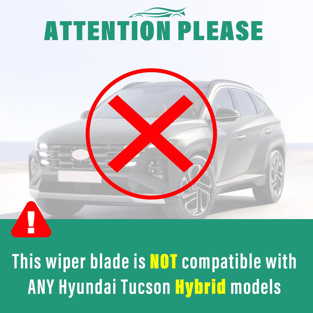 WINDSMILE 16-inch front wiper blade for precise wiping