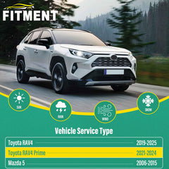 WINDSMILE 16-inch front wiper for Toyota RAV4 delivers streak-free wipes