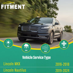 WINDSMILE 18-inch front wiper blade for Lincoln MKX ensures smooth wipe on the go.