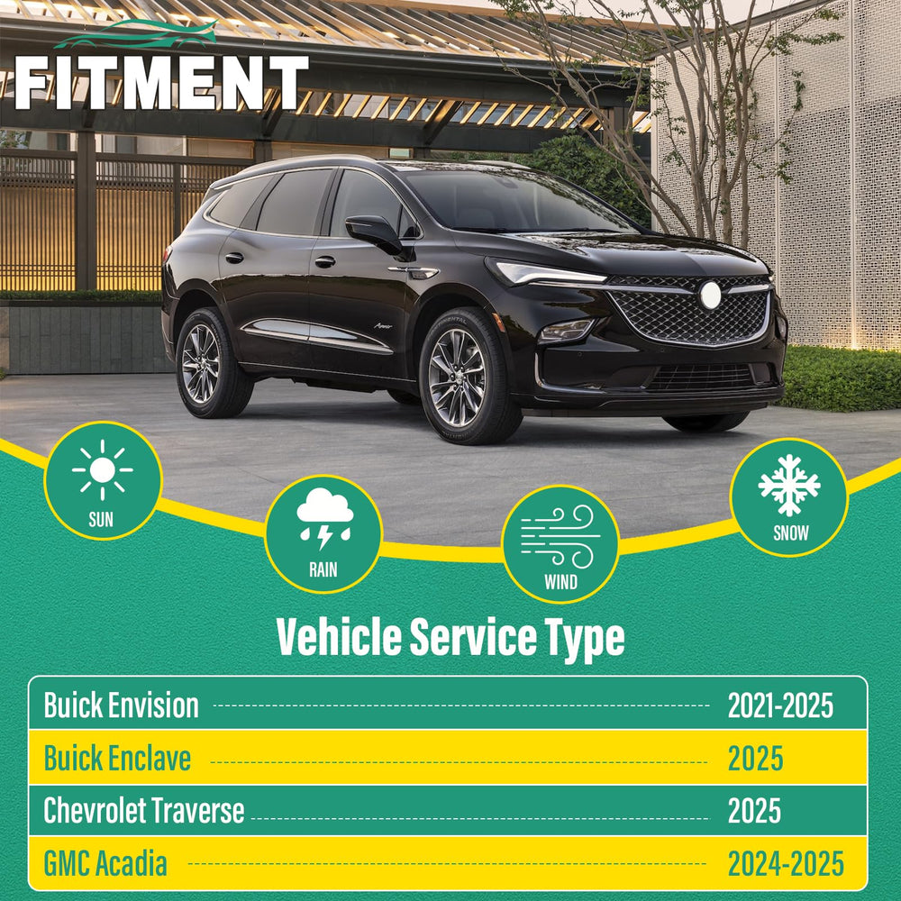 WINDSMILE 20-inch front wiper blade for Buick Envision delivers clean sweeps