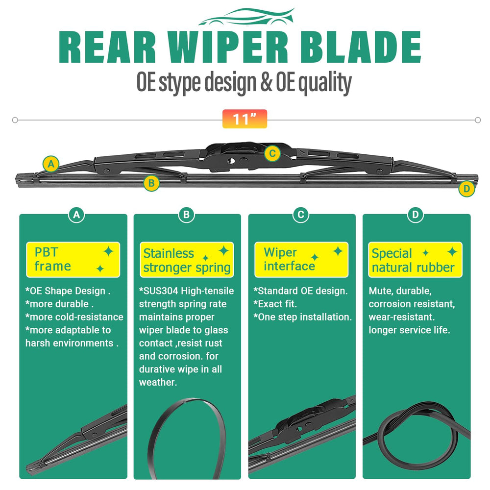 WINDSMILE Acadia wiper packaging shows OEM-quality replacement kit
