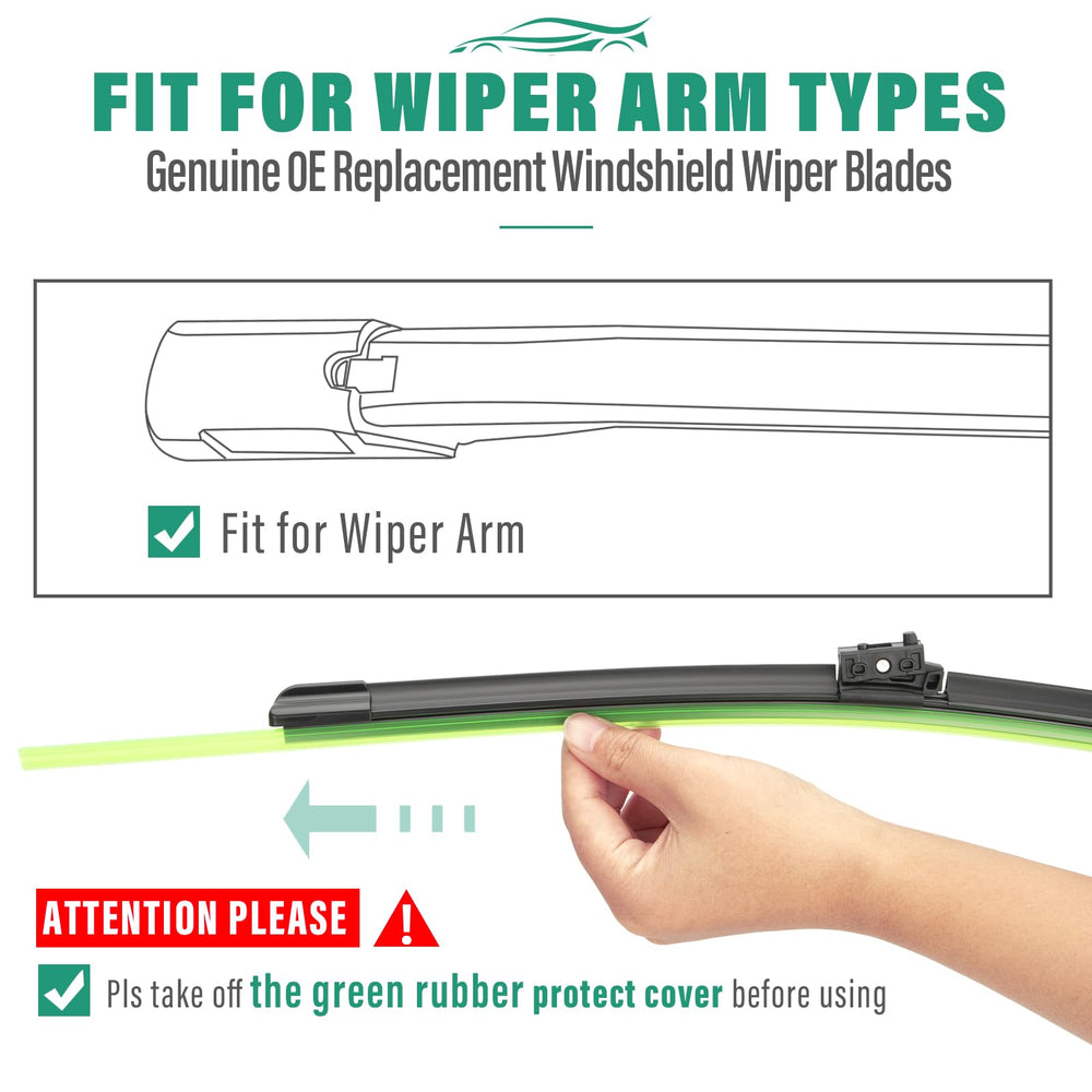 All-season WINDSMILE blades handle rain, dust, and snow for reliable driving.
