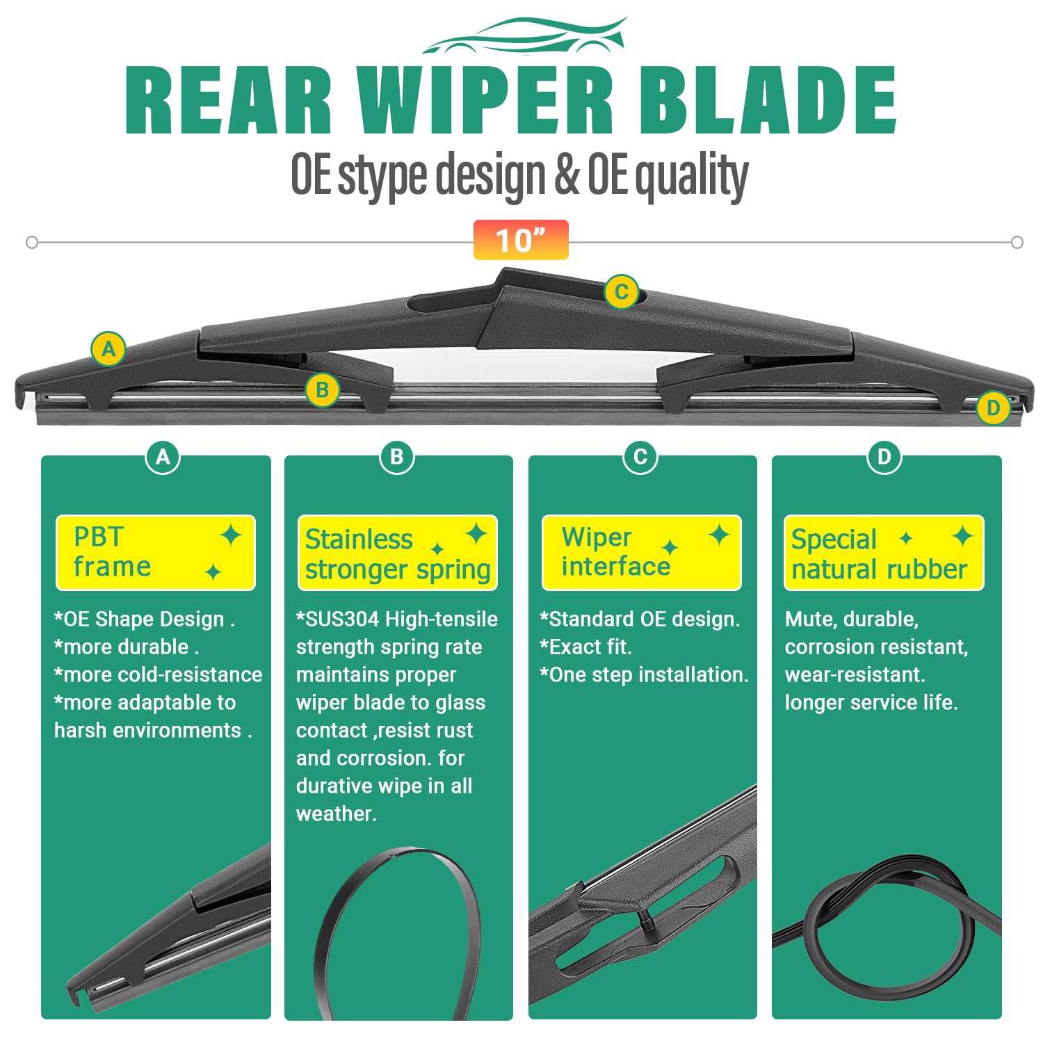 Windsmile all-weather blades pack for Corolla Cross.