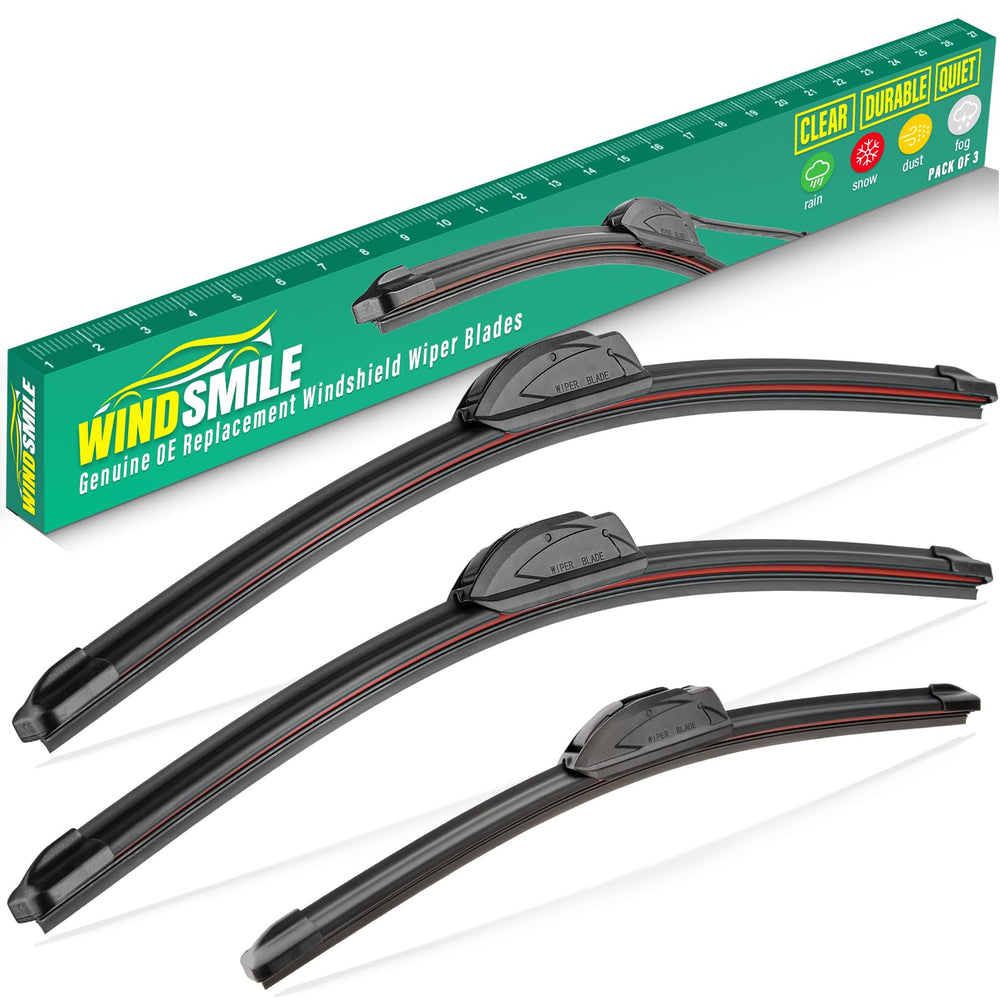 WINDSMILE 26-inch front wiper for Honda Civic Hatchback improves rain visibility