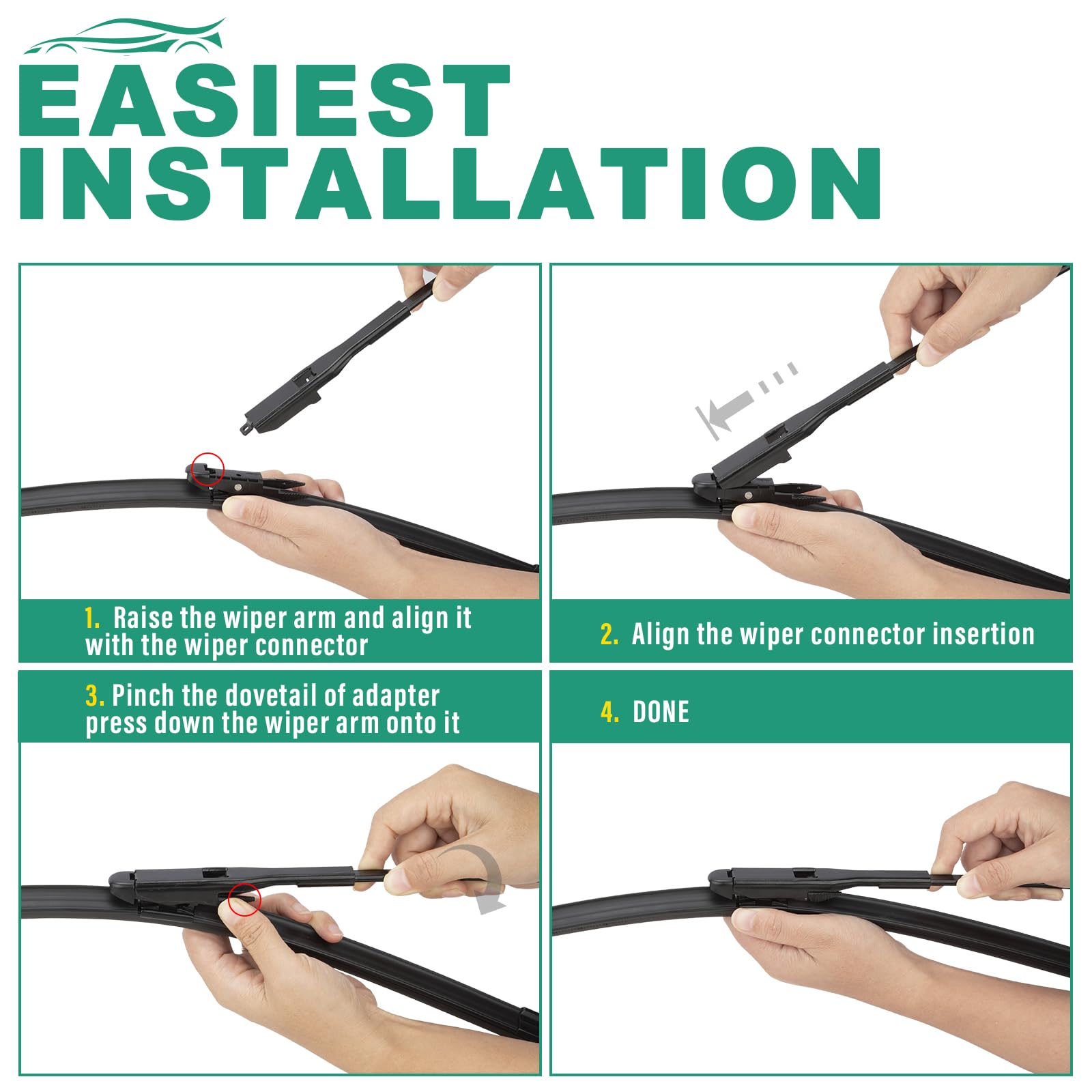 WINDSMILE durable, UV-resistant blades withstand heat and sun