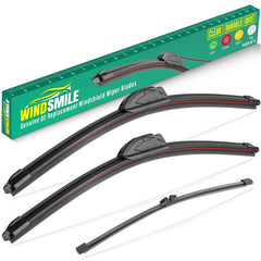 WINDSMILE Expedition front-wiper-22in blade for rain clarity
