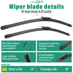WINDSMILE Ford Escape 11-inch rear blade for reliable rear visibility