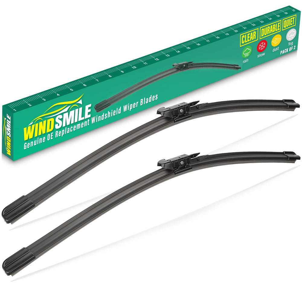 WINDSMILE Ford Fusion 28-inch front wipers for rain-clear visibility and smooth wiping.