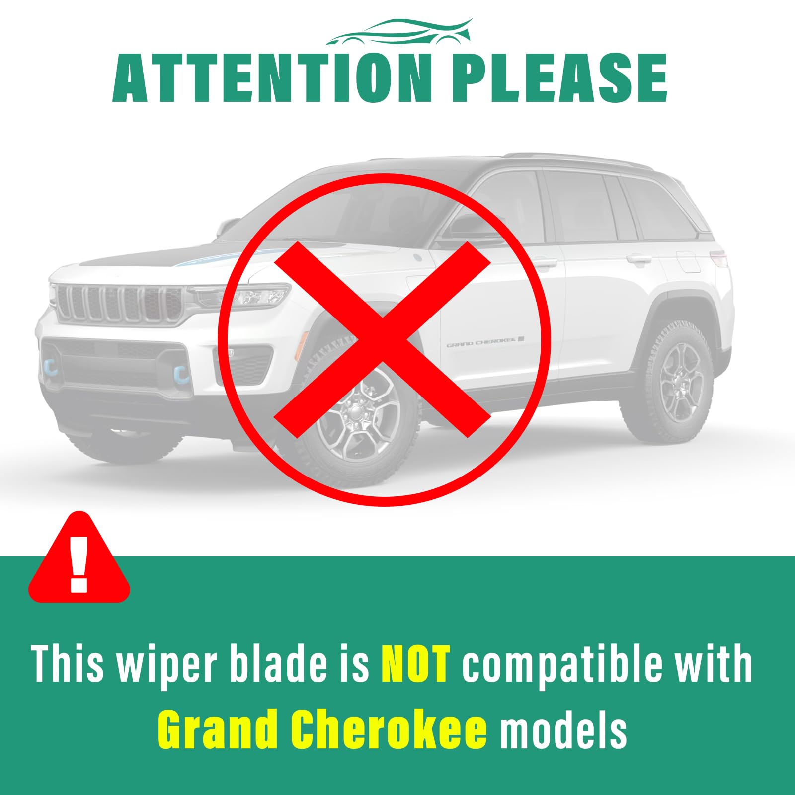 Windsmile front and rear set designed for Jeep Grand Cherokee L fit