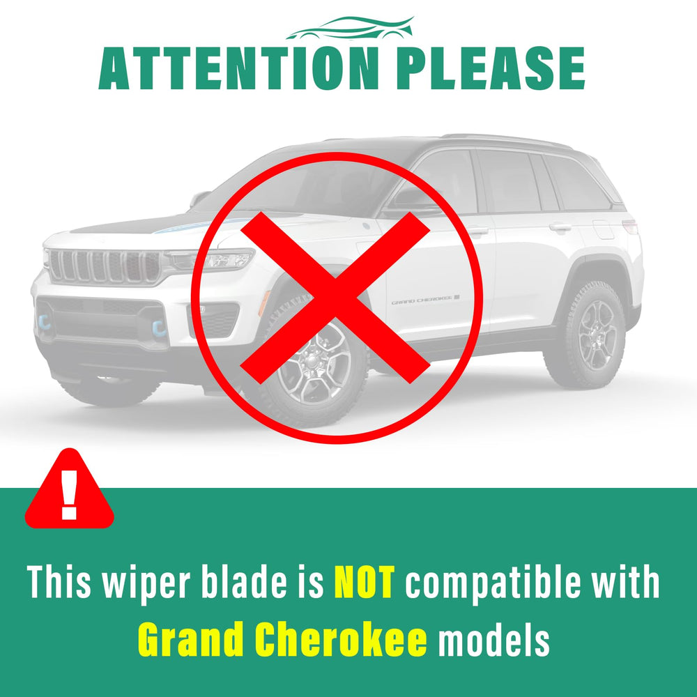 Windsmile front and rear set designed for Jeep Grand Cherokee L fit