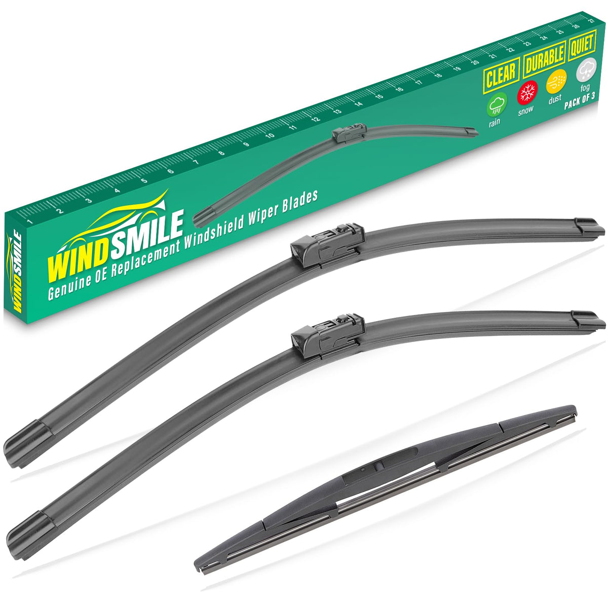 WINDSMILE 26-inch front wiper blade for HR-V ensures clear rain visibility.