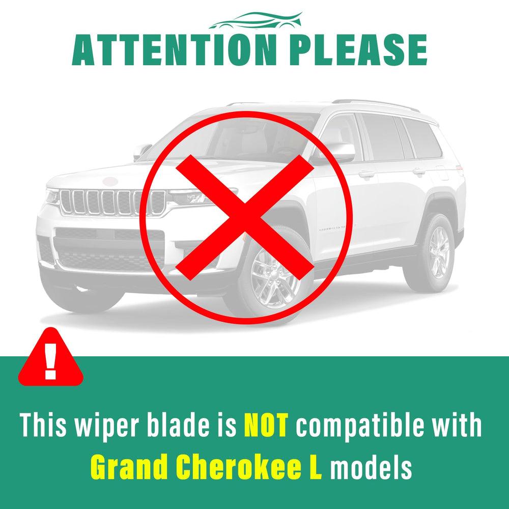WINDSMILE Jeep Grand Cherokee 12-inch rear wiper for reliable clearance