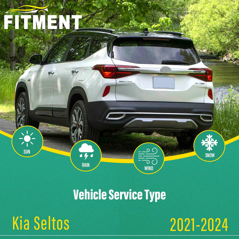 WINDSMILE Kia Seltos 18-inch front wiper blade delivers precise glass contact for clearer sightlines.
