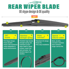 WINDSMILE Kona wiper set packaging shows OEM-grade quality.