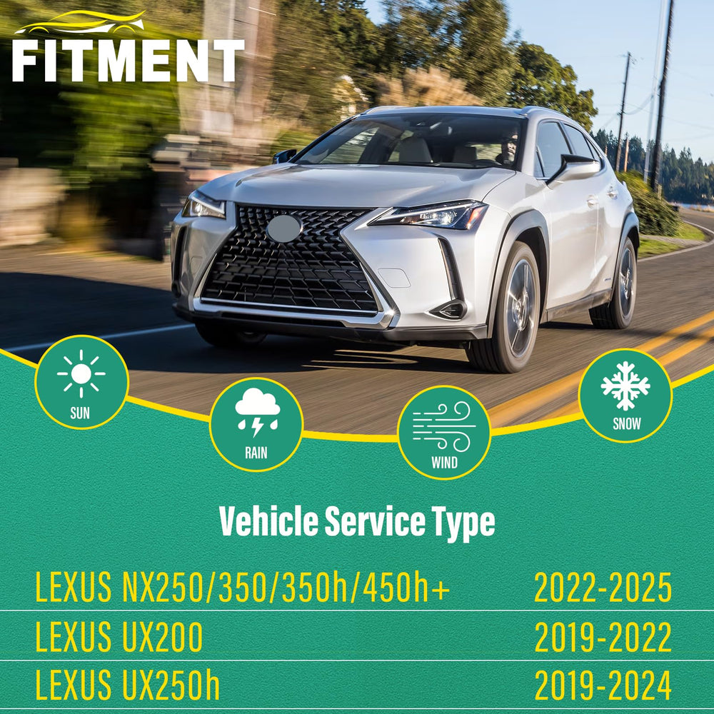 WINDSMILE Lexus NX front 16-inch wiper blade delivers smooth wipe.