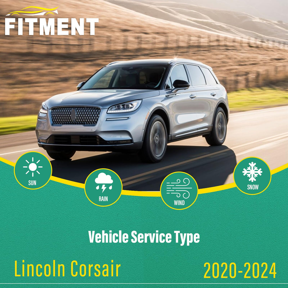 WINDSMILE 18-inch front wiper blade on Lincoln Corsair ensures confident rain clearing