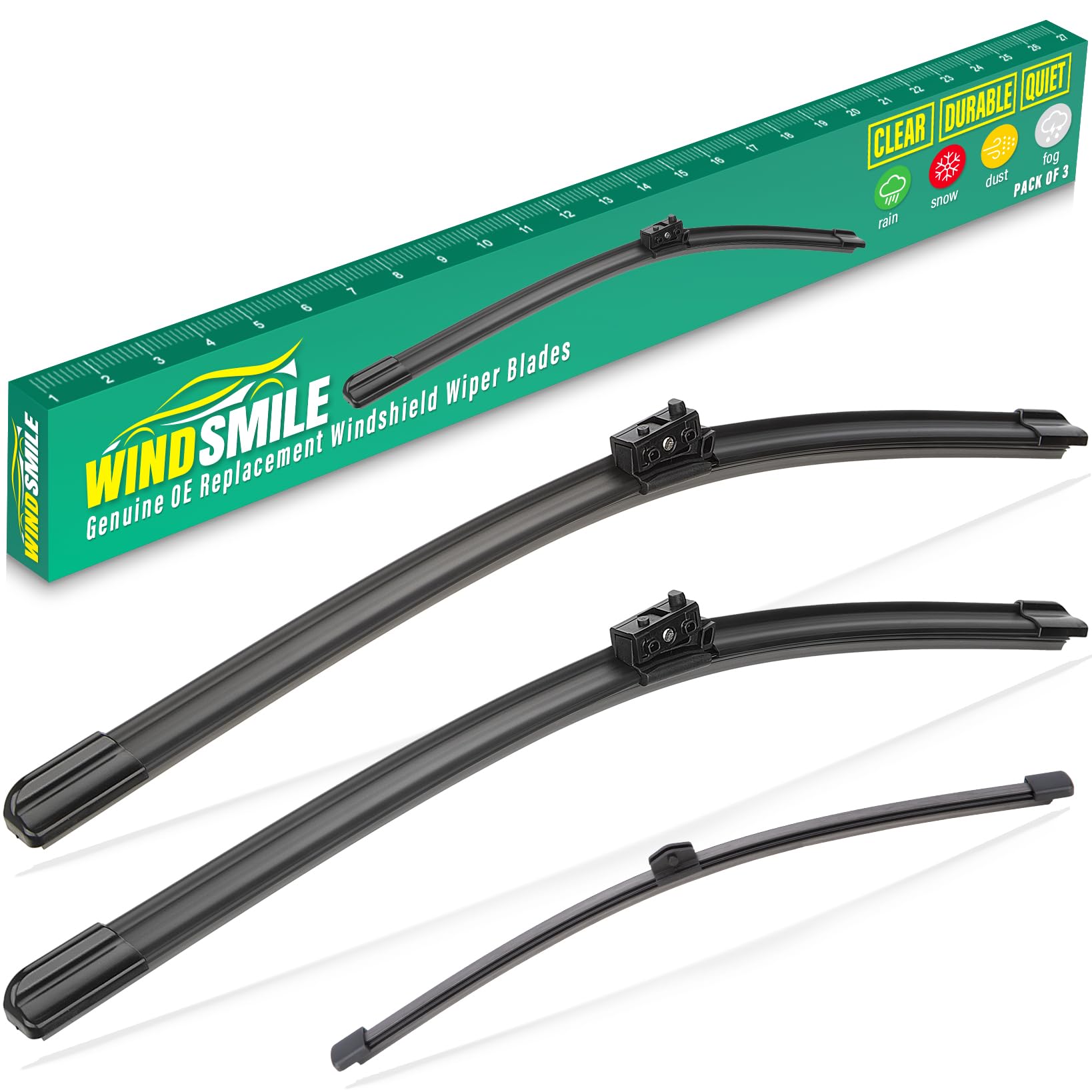 WINDSMILE Mercedes Metris 28-inch front wiper blade for clear, streak-free rain visibility