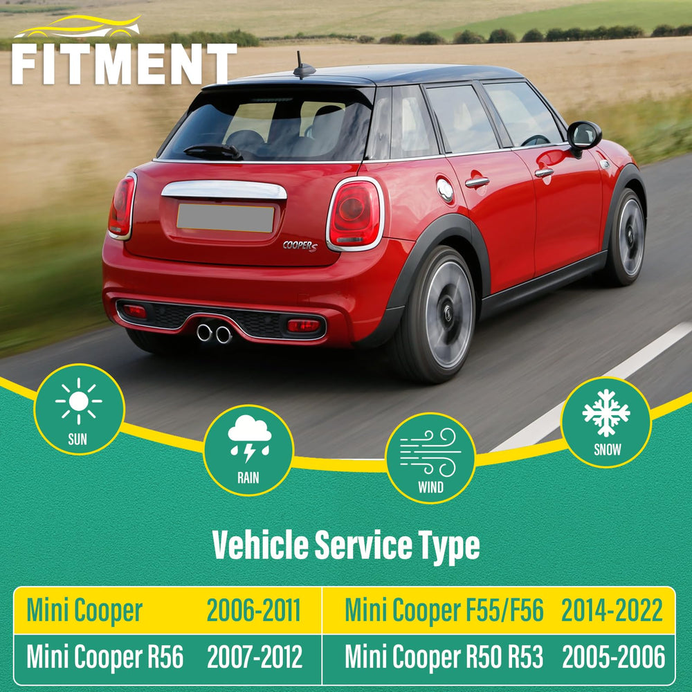 WINDSMILE Mini Cooper wiper front 18inch for efficient rain removal