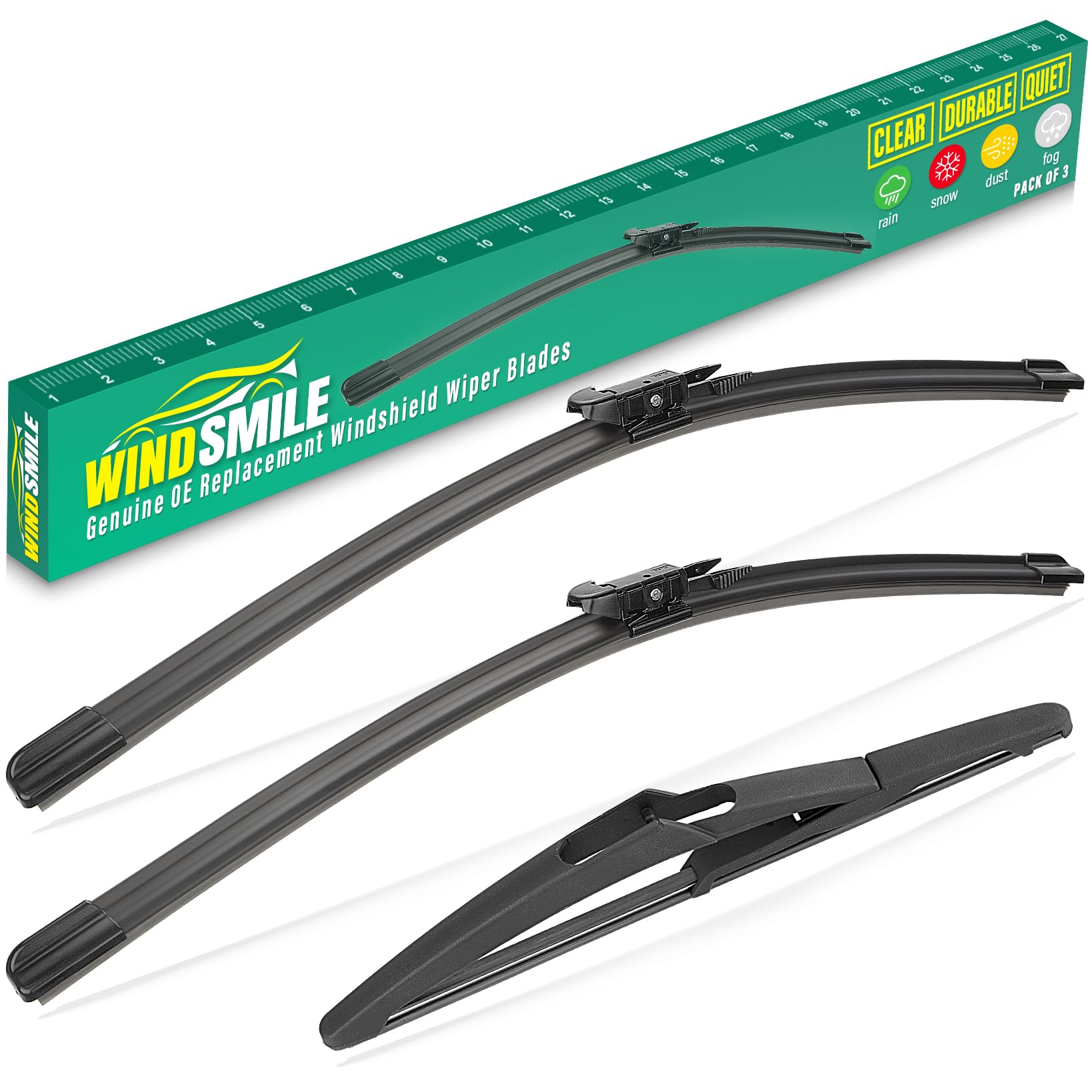 WINDSMILE front 20-inch wiper blade for Mini Countryman delivers clear rain visibility