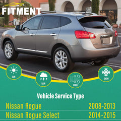 WINDSMILE Nissan Rogue 14-inch front blade for smooth wiping.