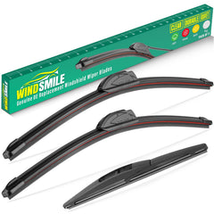WINDSMILE Outlander Sport 24-inch front wiper blade for rain visibility