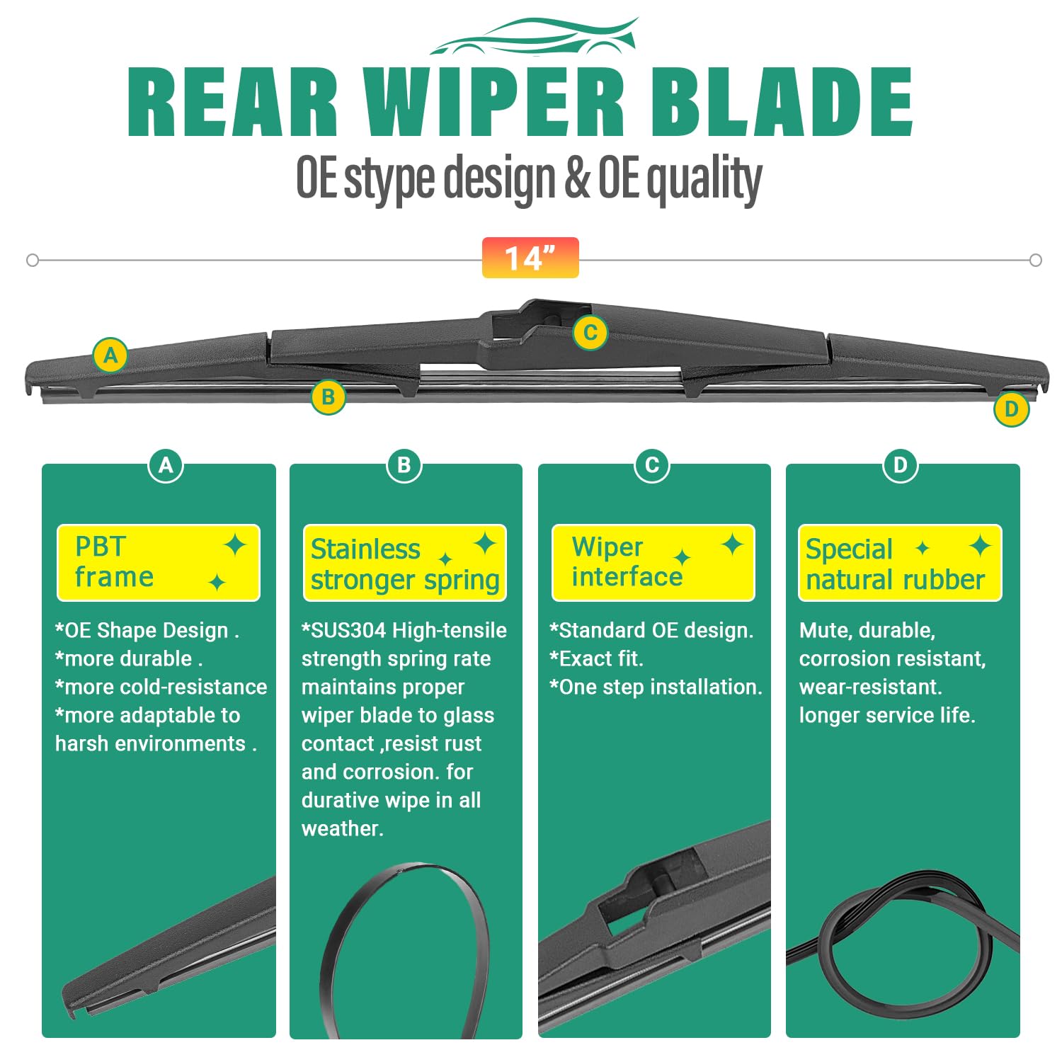 WINDSMILE packaging shows OEM-quality three-pack for easy replacement