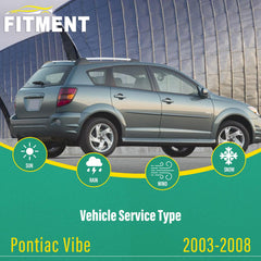WINDSMILE Pontiac Vibe 18-inch front wiper blade for streak-free wipe.