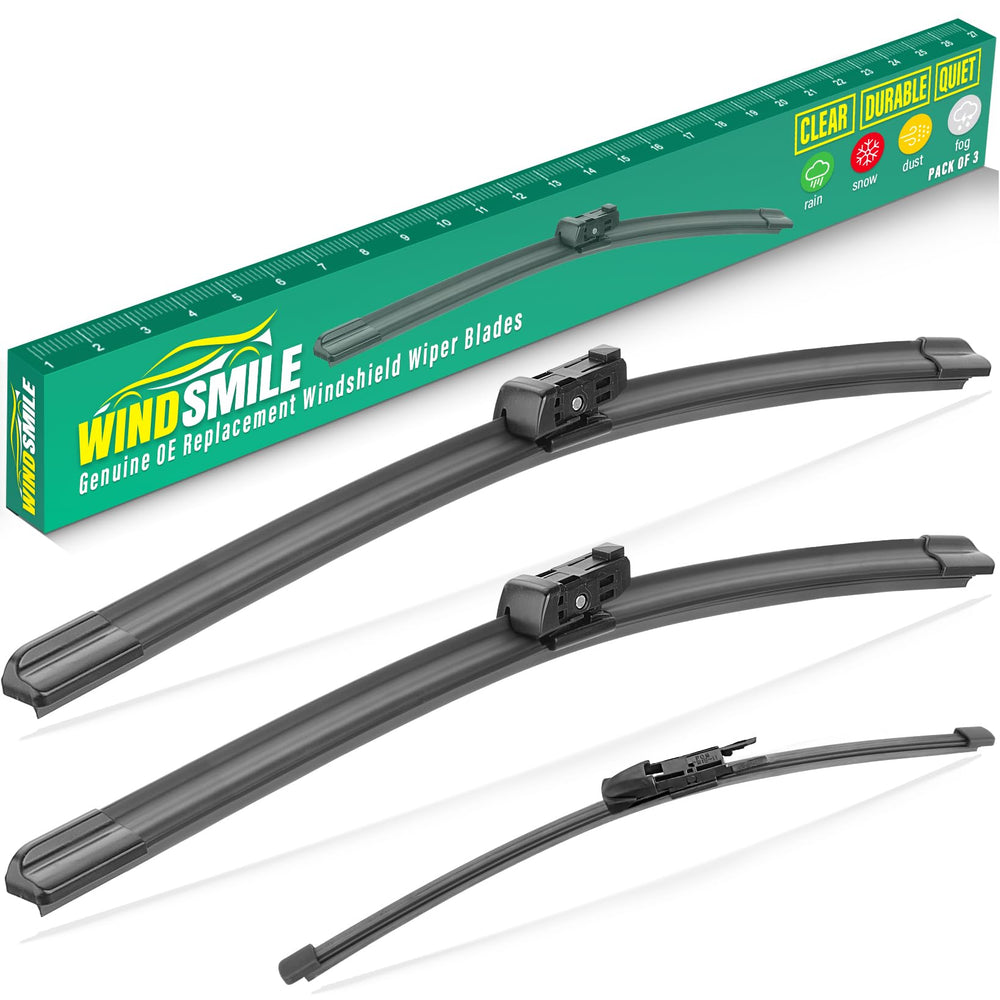 WINDSMILE 24-inch front wiper blade for Porsche Macan delivers streak-free rain visibility