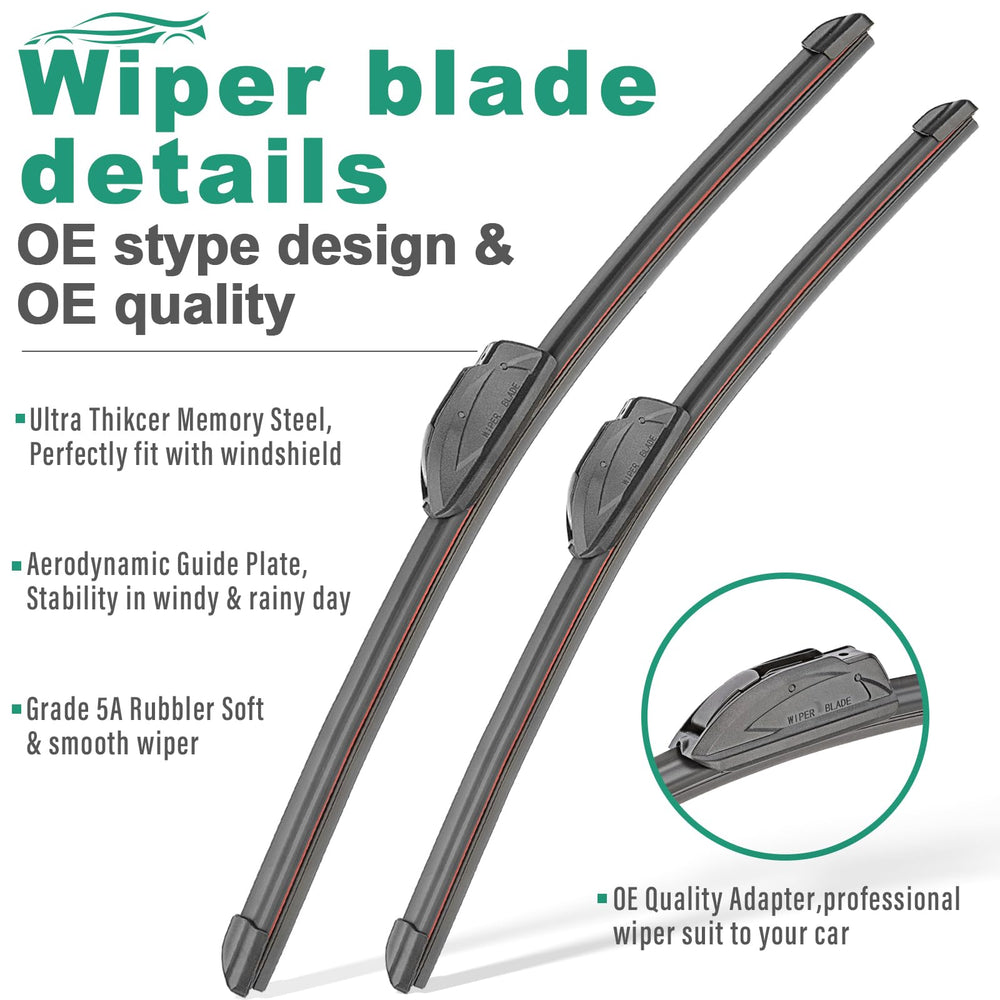 WINDSMILE 10 inch rear wiper blade for RAV4 keeps rear view clear