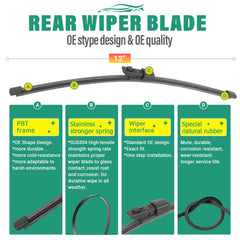 WINDSMILE Taos all-weather wiper pack for seasonal driving.
