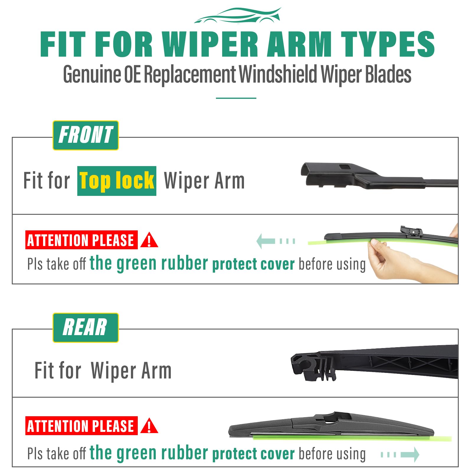WINDSMILE TrailBlazer aero-design minimizes wind lift for smooth wiping