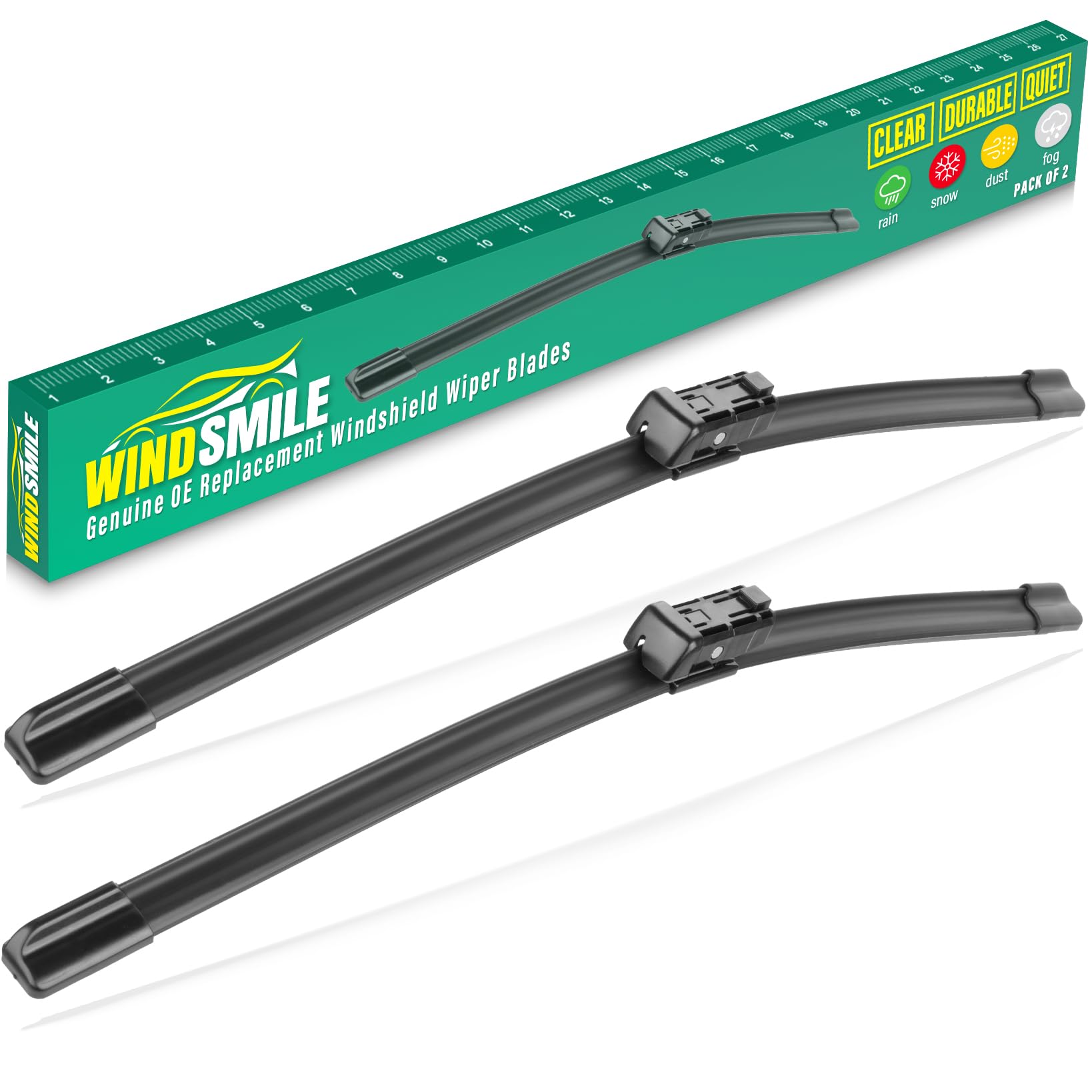 WINDSMILE 28-inch Transit wiper blade for crystal-clear rain visibility.