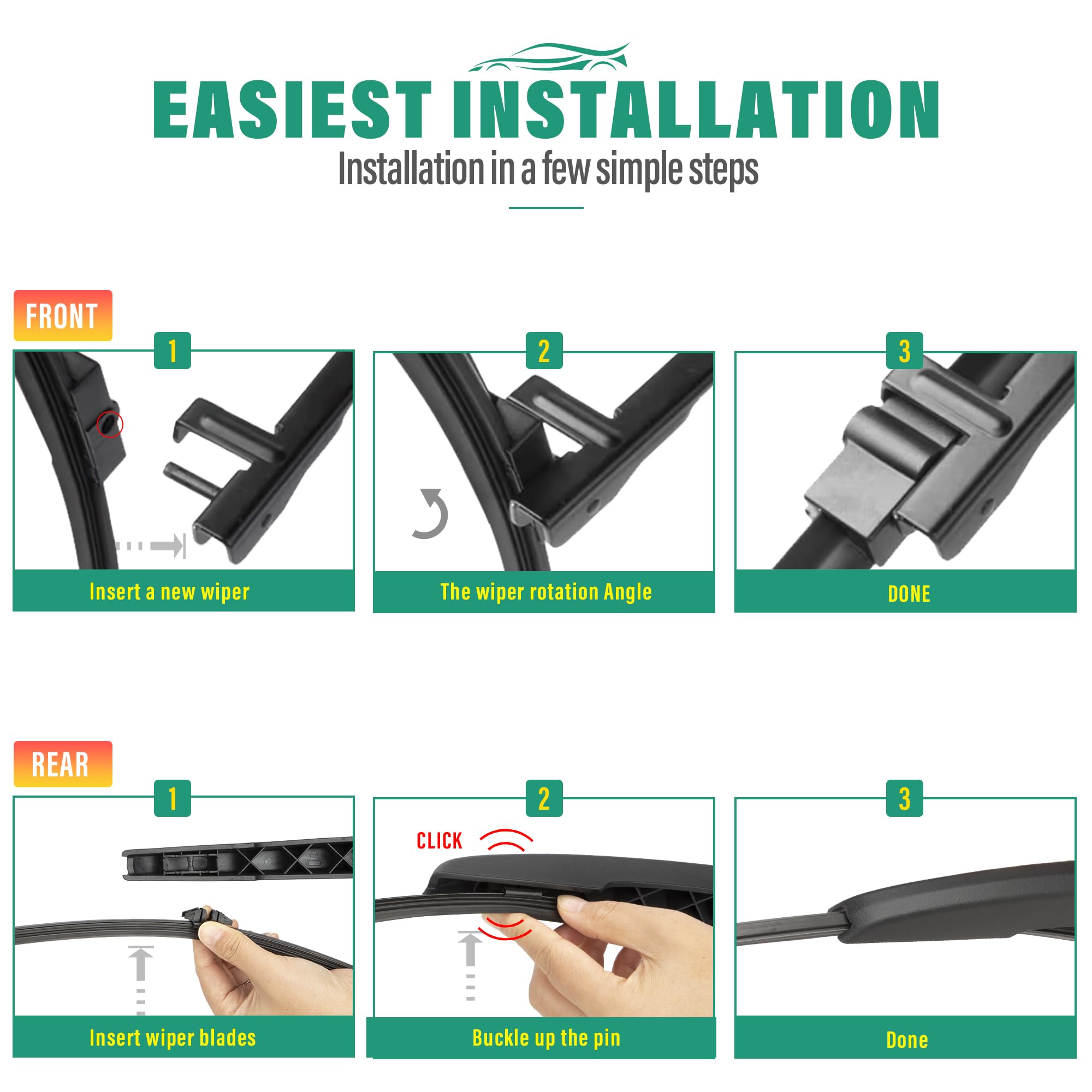 WINDSMILE UV-resistant construction extends blade life in sun