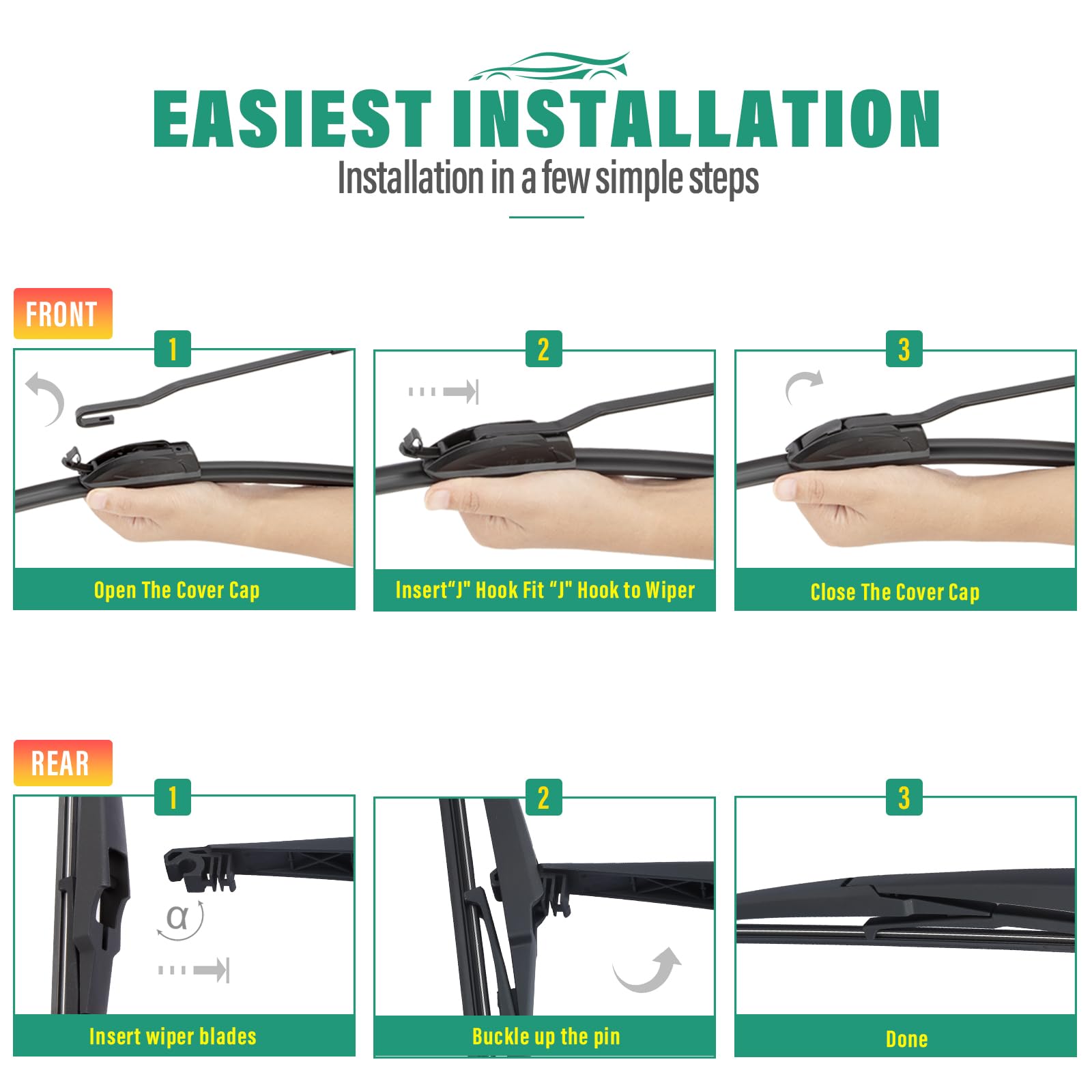 WINDSMILE UV-resistant blades offer longer lifespan