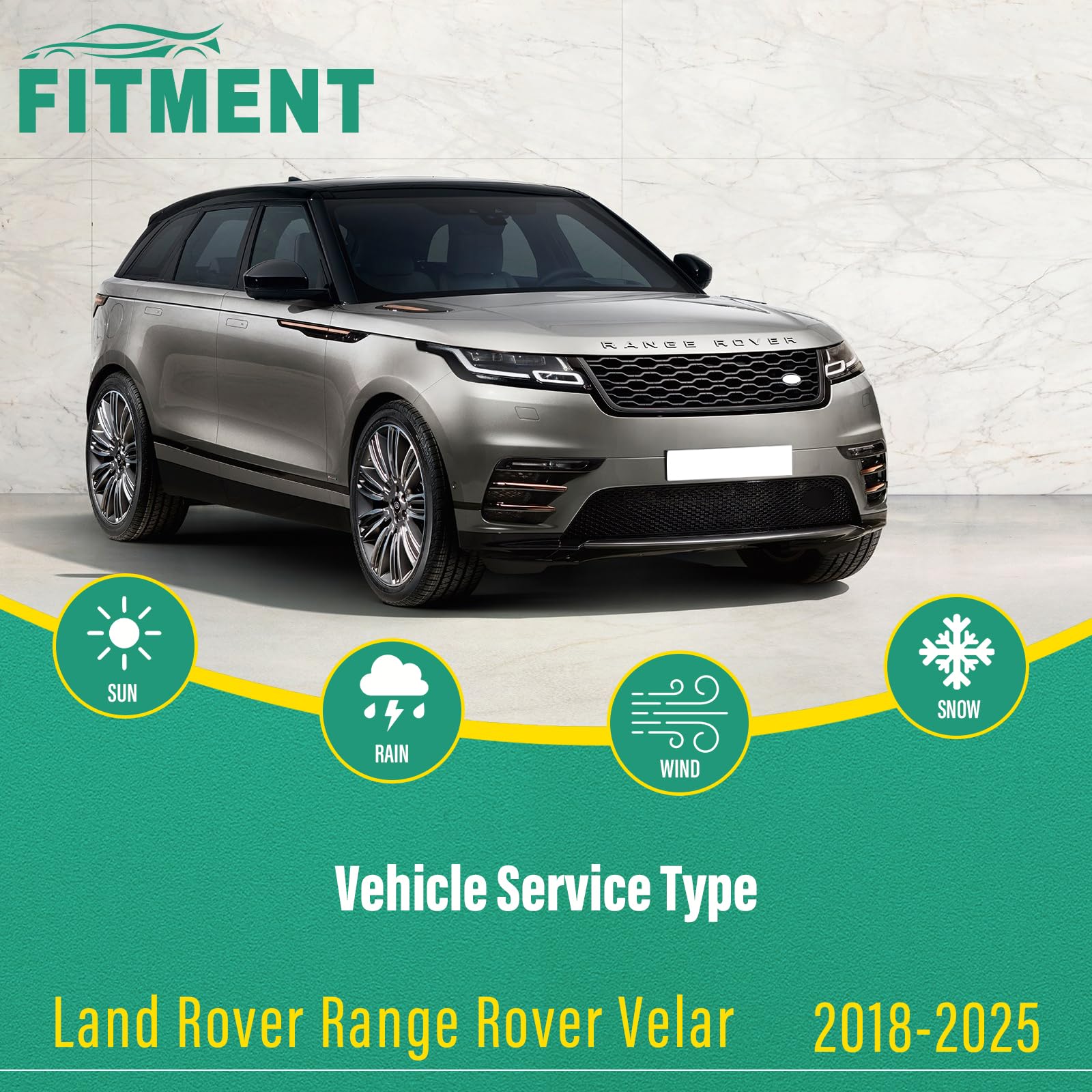 WINDSMILE Velar 19-inch front blade for smooth wiping during daily drives