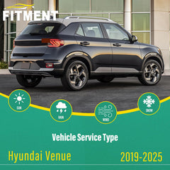 WINDSMILE 18 inch front wiper blade for Hyundai Venue enhances rainy-day visibility