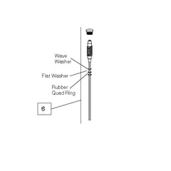Winegard RP-4000 worm gear components enabling smooth height adjustments for RV setups