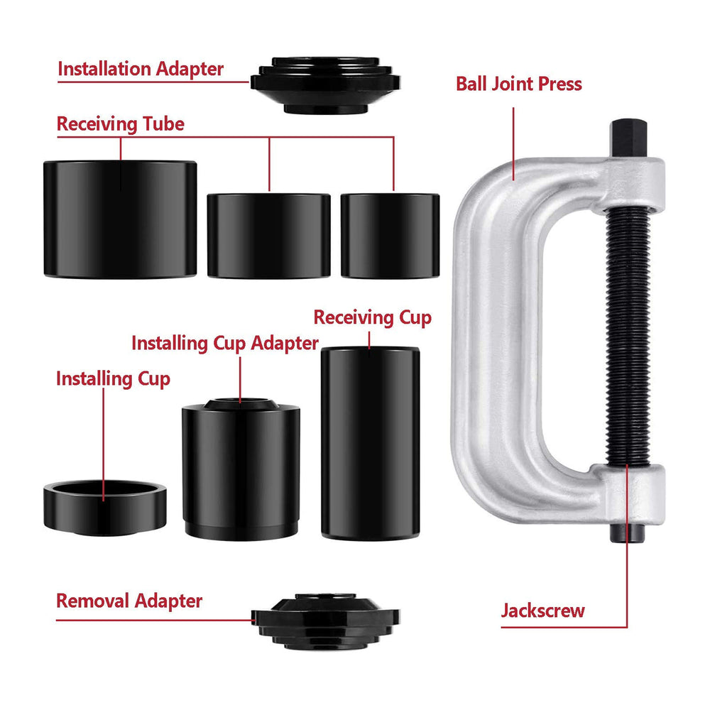 WINMAX receiver tubes set featuring three sizes for various joints.