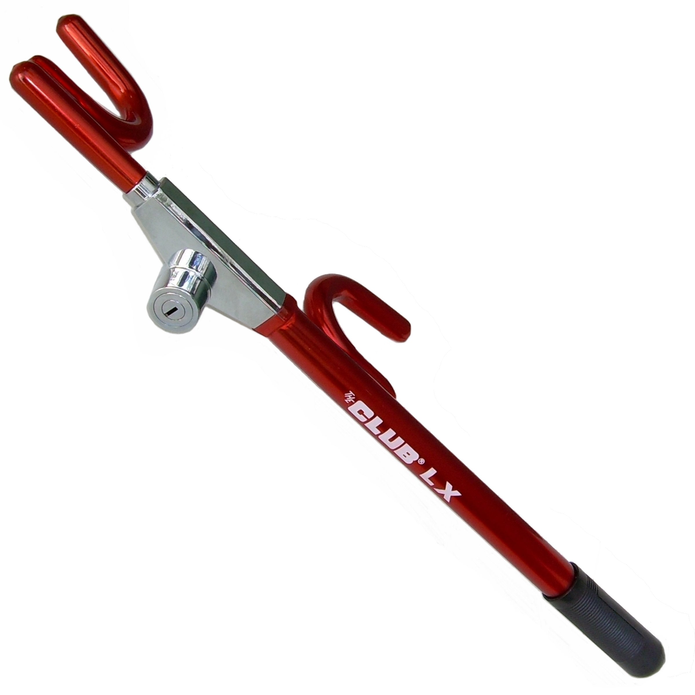 Winner International Club 1100 LX steering wheel lock in red provides visible security and robust protection.