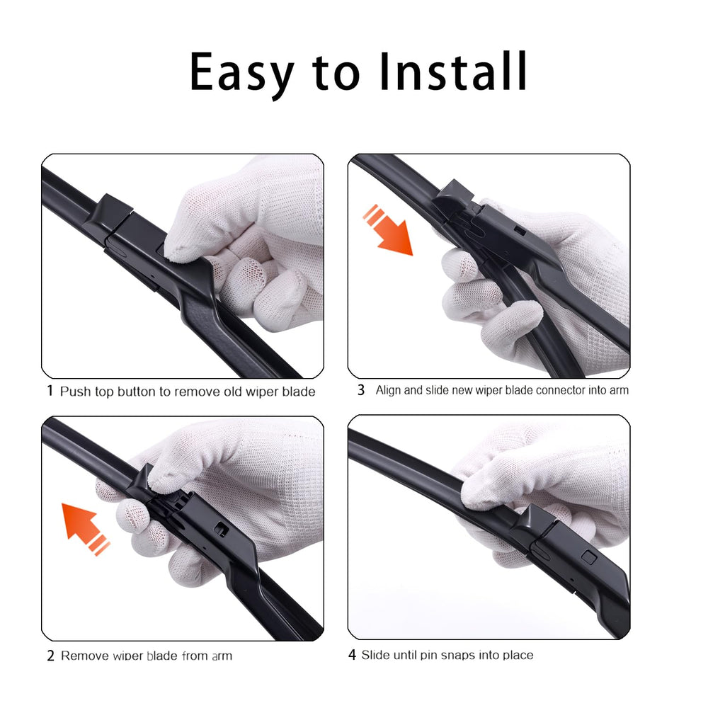 WINNERS 16-inch front beam blade improves windshield coverage during showers