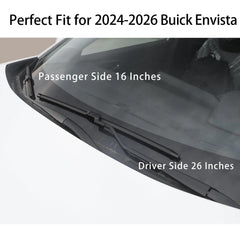 WINNERS Envista curved frameless design minimizes streaks at highway speeds