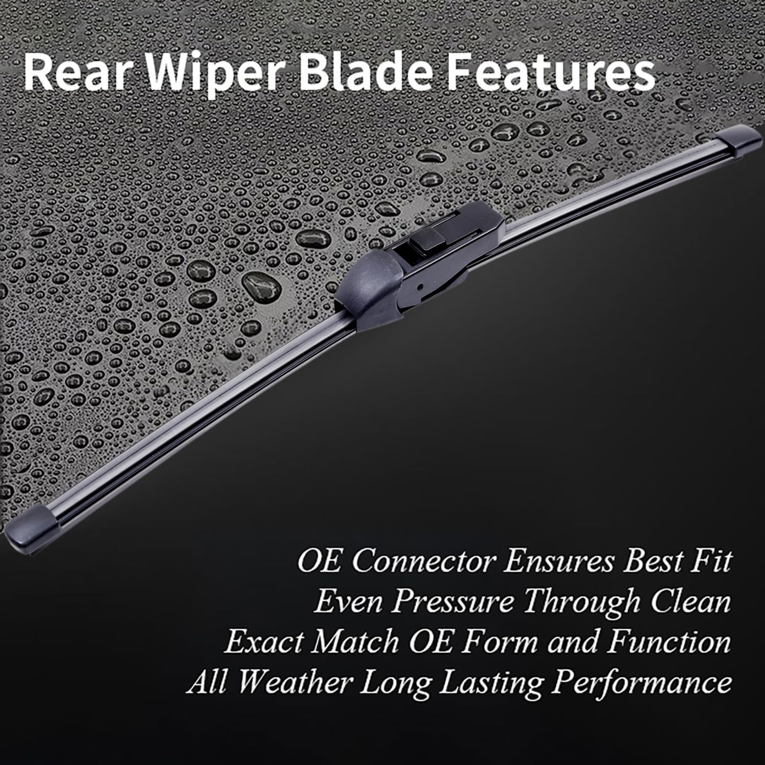 WINNERS streak-free visibility for easier, safer driving in rain and snow