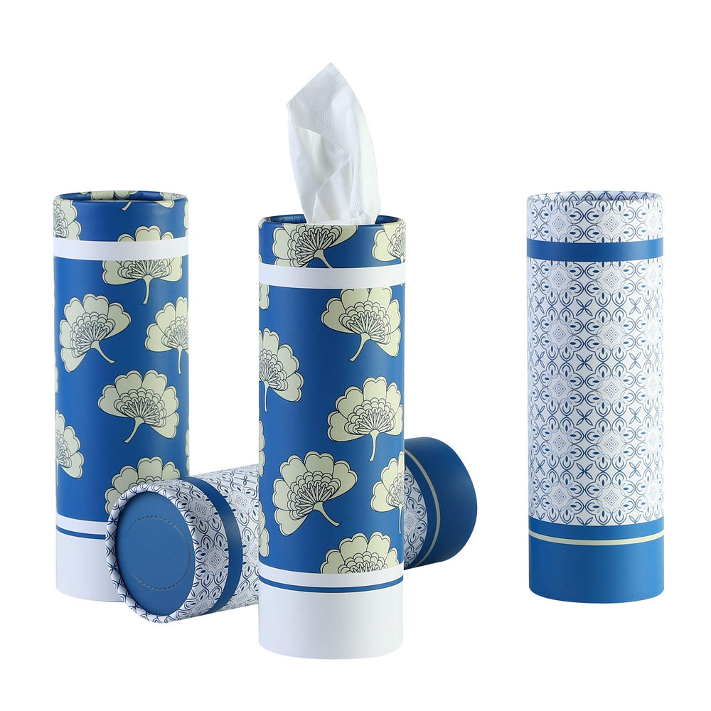 Chic tissue cylinder design enhances car interior