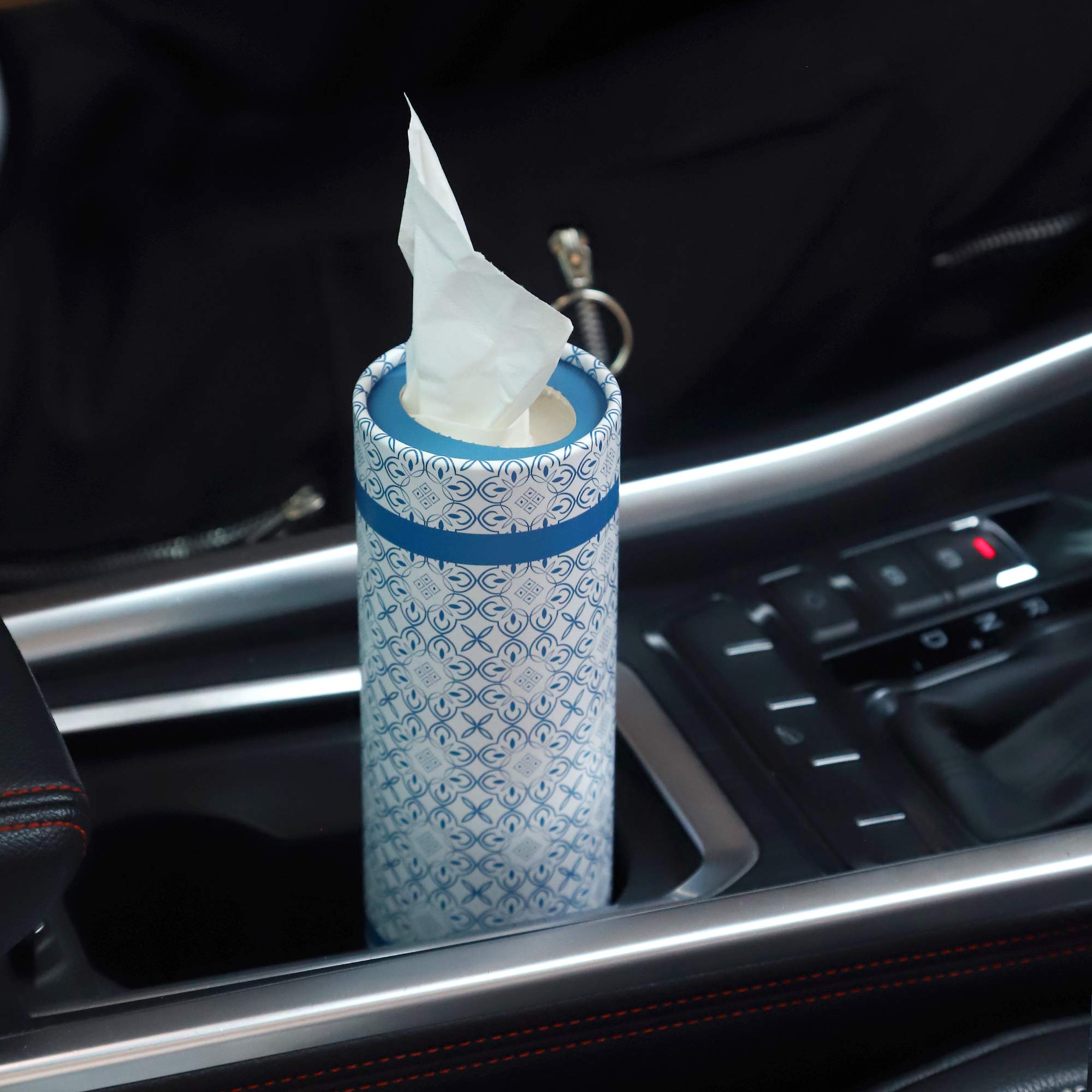 Durable soft sheets in blue tissues for quick cleanups