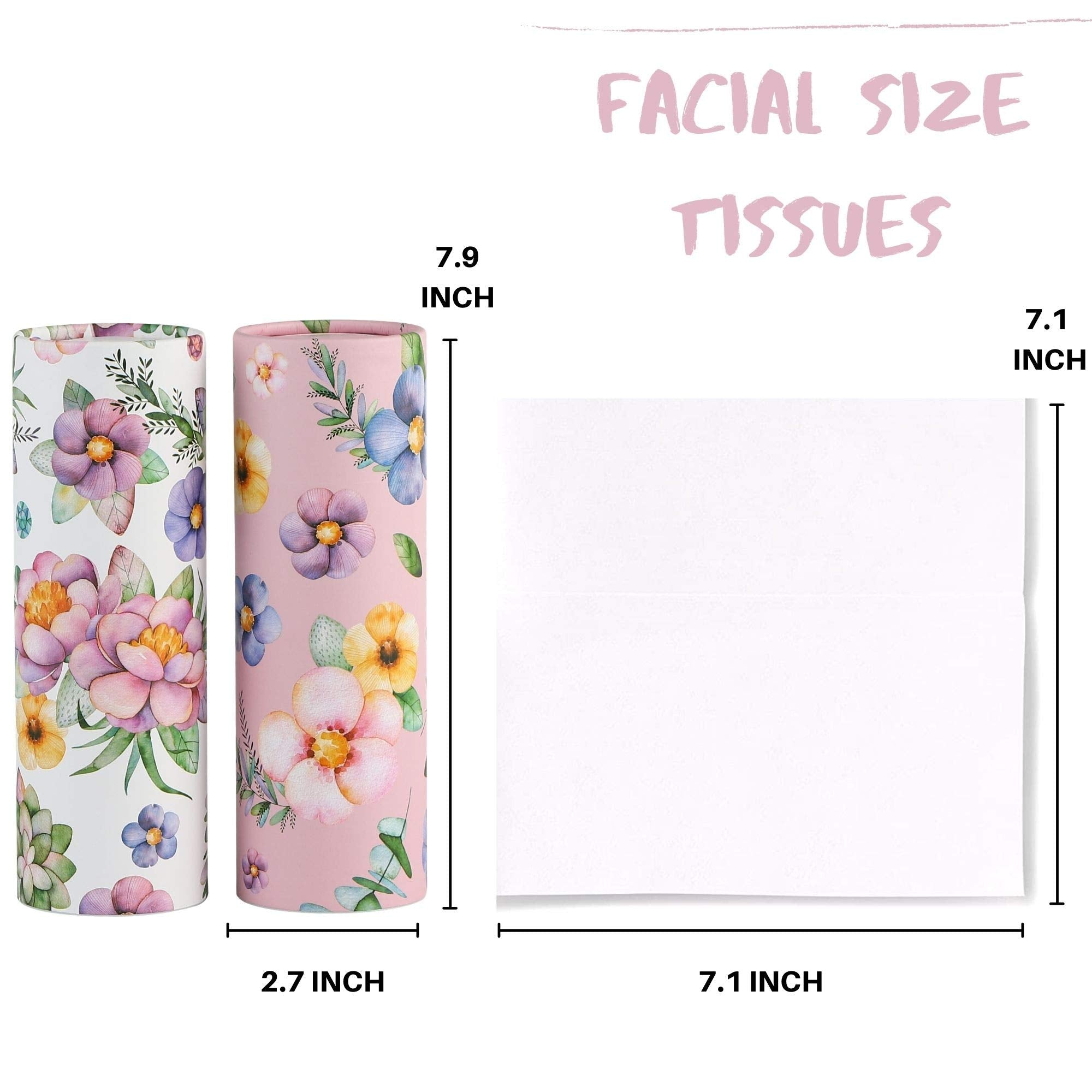 Winoo Design four-pack car tissue tubes keeps 200-count supply handy.