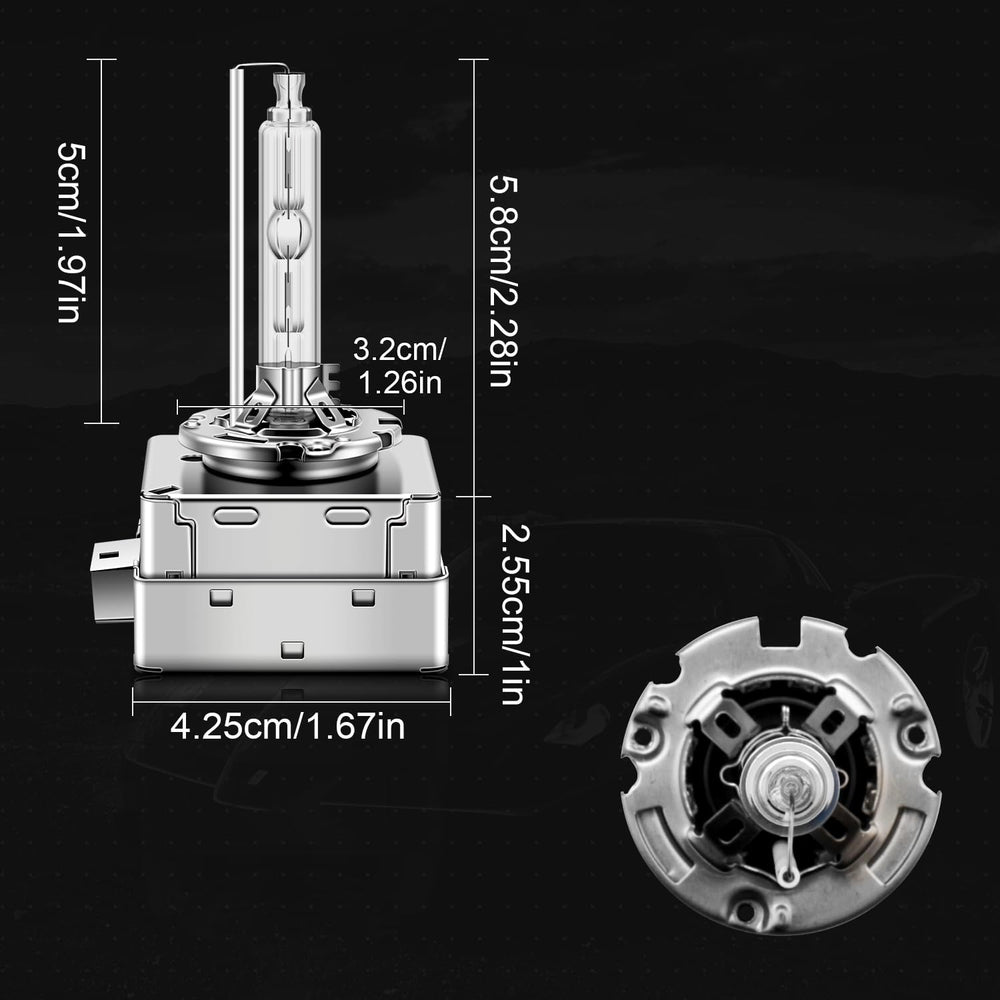 WinPower D1S beam pattern with precise alignment for clear road view