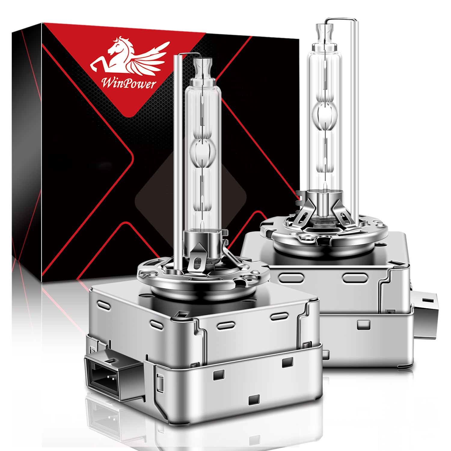 WinPower D1S headlight bulb front view for improved nighttime visibility