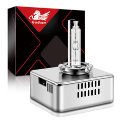 WinPower D5S xenon HID bulb emits 6000K cool white for clear night visibility