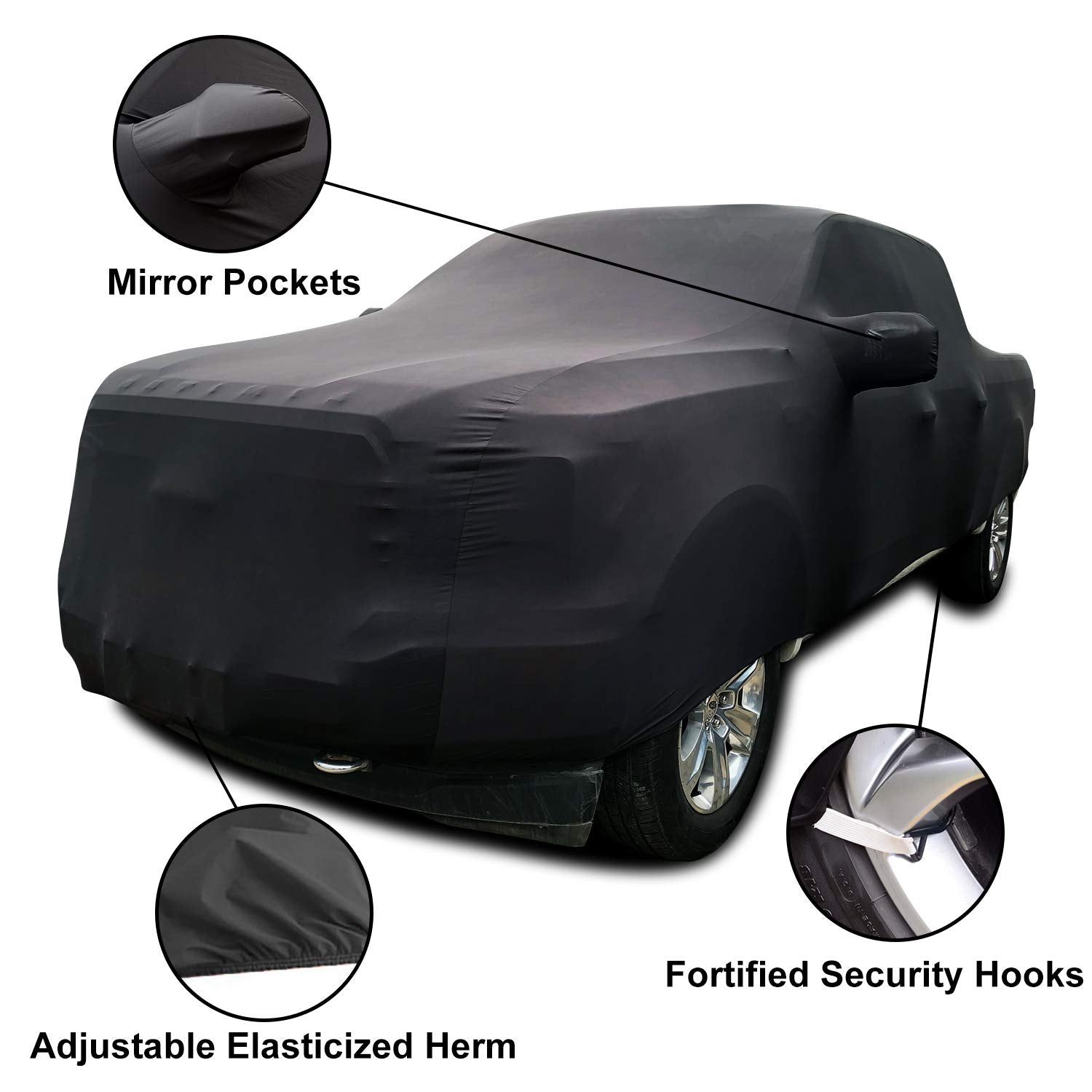 WinPower cover featuring reinforced security hooks for secure indoor fit.