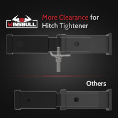 WINSBULL hitch extension enables tighter turns with less rear rub